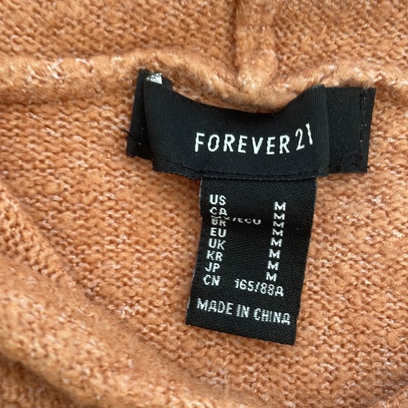 Forever 21 hooded sweater size M - Picture 3 of 10